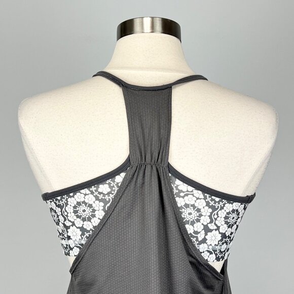 Lululemon Womens No Limits Tank Top Gray Soot Light Twiggy Printed Nimbus size 8 - Picture 10 of 16